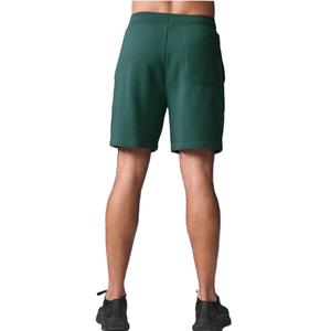 Custom Men's Summer Cotton Sweat <b>Shorts</b> Casual Knitted Plain Fleece Jogger Solid Pattern <b>Decoration</b> Mid Eco-Friendly Plain Dyed - Product Image 4