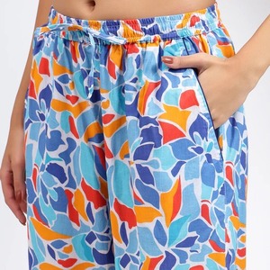 Ensemble de pyjama en coton bloc à la main ensemble de pyjama d'été unisexe beau coton avec une caractéristique douce pour la mariée ensemble de coton indien assorti - Product Image 4