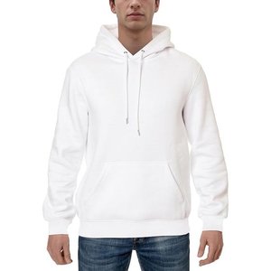 <b>Men's</b> Medium <b>White</b> Ultra Soft Fleece Pullover Hoodie Loose Fit <b>Sweatshirt</b> with Pockets Hooded - Product Image 4