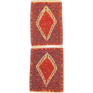 Kilim en laine de style Sanandaj de qualité supérieure, noué à la main, kilim en laine douce pour la décoration intérieure de la maison et du bureau - Product Image 1