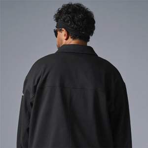 Veste de streetwear pour hommes coupe-vent surdimensionné à la mode avec fermeture éclair et poches, veste décontractée légère et élégante - Product Image 6