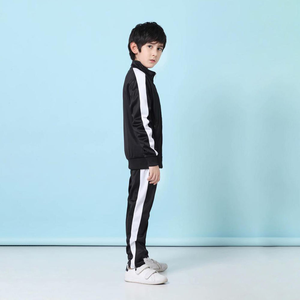 Chándales deportivos de poliéster 100% para niños, uniformes de equipo escolar de entrenamiento para hombres, Conjunto personalizado al por mayor a granel - Product Image 4