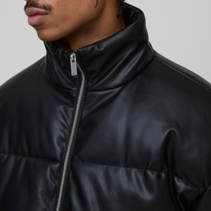 Veste à col montant d'hiver la plus vendue Nouvelle veste matelassée de haute qualité Veste sans manches pour homme Veste en duvet de coton rembourrée - Product Image 3