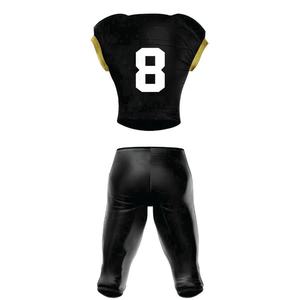 Uniforme de entrenamiento de fútbol americano de diseño personalizado para adultos, ropa deportiva impresa transpirable, juegos de sublimación de transferencia de calor Unisex - Product Image 3