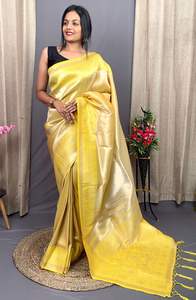 El último diseñador Pure Heavy Silk Zari Weaving Border Saree de Fab Zone - Product Image 4