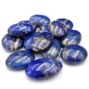 Pierre précieuse bleue de pierre de palme Lapis Lazuli de haute qualité pour la méditation d'équilibrage Chakra et la guérison énergétique pour l'exportation - Product Image 4