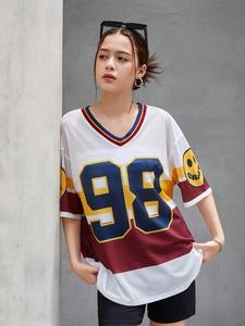 Unisex Smiley 98 Jersey de gran tamaño cómodo y elegante para hombres y mujeres jugadores de baloncesto - Product Image 2