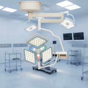 Support chirurgical électrique réglable à 3 pétales sans ombre de haute qualité pour clinique vétérinaire et bloc opératoire - Product Image 2