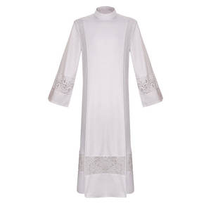 Túnica Blanca Medieval para Iglesia, Túnica de Oración, Sacerdote, Monje, Misionero, Capa Larga, Halloween, Católico, Pastor, Ministro, Disfraz de Sacerdote - Product Image 4