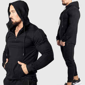 Sudadera y sudadera de algodón ajustada para hombre - Product Image 3