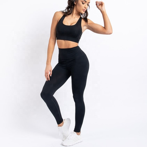 Leggings Deportivos para Mujer, Conjunto de Dos Piezas para Fitness, Ropa Deportiva para Gimnasio, Yoga, Spandex Sin Costuras - Product Image 4