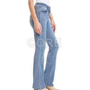 Nueva llegada cómodo ajuste Casual desgaste de las mujeres Slim Fit Jeans Pantalones de calidad superior último diseño de las mujeres Slim Fit Jeans Pantalones - Product Image 4