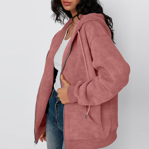 Sweats à capuche pour femmes sur mesure de haute qualité en gros Quantité importante Sweats à capuche pour femmes décontractés d'hiver avec toutes les tailles disponibles - Product Image 6