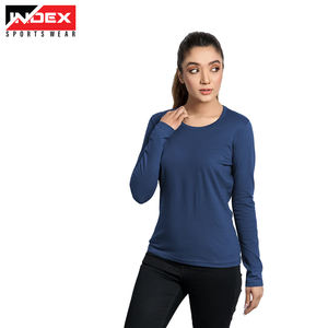 Camiseta Corta de Verano para Mujer, Personalizada OEM, 100% Algodón, Ligera, de Alta Calidad, Ropa Deportiva con Logotipos Personalizados y Anti-Pilling - Product Image 3