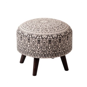 Vente chaude de tabouret de siège décoratif fabriqué à la main meubles tabouret d'assise de finition antique décoratif - Product Image 4