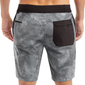 Shorts de pêche personnalisés de luxe OEM à marque privée, shorts de surf urbain, shorts de bain recyclés pour hommes - Product Image 2