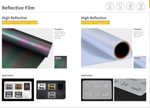 Vinyle flexible de transfert de chaleur de couleur réfléchissante Catégorie de produit Papier et film de transfert - Product Image 5