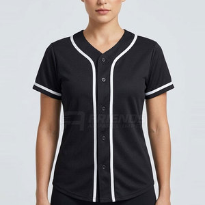 Maillot de softball pour femmes de haute qualité, coutures durables, court, respirant, léger, conçu pour les équipes de club et les matchs scolaires - Product Image 3