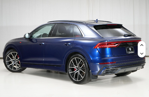 Audi Q8 Prestige 2019 d'occasion, moteur V6 turbocompressé, transmission intégrale, remplacement récent du moteur, bleu métallisé Navarra - Product Image 5