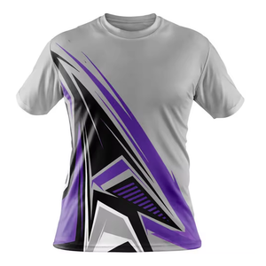 Camisetas Deportivas para Hombre, Camisetas de Entrenamiento Físico, Transpirables, Ligeras, de Secado Rápido, Ropa Deportiva Atlética, Proveedor OEM Directo - Product Image 4