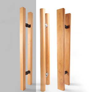 Poignée de porte en bois meubles en bois tiroir boutons bureau cuisine placard meubles poignée de porte en bois - Product Image 2