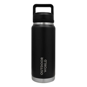 Borraccia Termica Nat Geo Outdoor World 800ml in Acciaio Inossidabile con Manico Nera - Product Image 4