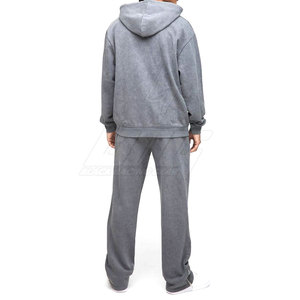 Chándales con cremallera hechos de algodón de nuevo diseño 2025, servicio OEM, cantidad a granel, chándales para hombres al por mayor - Product Image 2