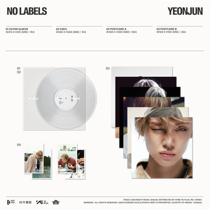 TXT YEONJUN - NO LABELS: PART 02 2º Mini Álbum Versión LP (Edición Limitada) - Product Image 2