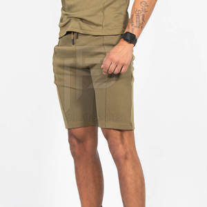 Venta al por mayor personalizado de los hombres de verano de dos piezas de algodón de manga corta Camiseta y conjuntos de pantalones cortos conjunto para los hombres OEM ODM logotipo personalizado de dos piezas traje - Product Image 6