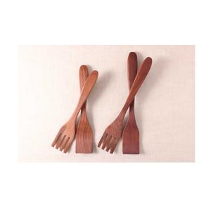 Service à salade en bois, cuillère fourchette couteau dîner ensemble de couverts vente en gros en bois de haute qualité dernier produit de haute qualité - Product Image 4