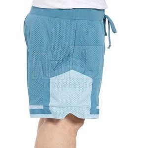 Shorts de bain mi-taille pour hommes, design personnalisé OEM, style streetwear fitness, motif uni, prix raisonnable, en coton à séchage rapide - Product Image 2