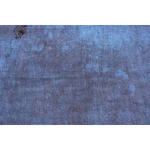 Alfombra Turca, Alfombra de Pasillo de 3.8x10.6 pies, Alfombra con Diseño a Cuadros Azules - Product Image 5