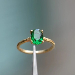 Bague de Fiançailles et d'Anniversaire Vintage en Argent avec Ailes en Zircon, Sertie de Zircons Brillants Créés en Laboratoire - Product Image 2