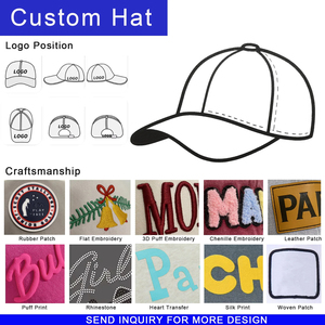 Plain Baseball <b>Caps</b> 100% Cotton/Polyester Canvas Hand Embroidery Puff Printing Breathable <b>Waterproof</b> Fabric Custom Logo Unisex - Product Image 5
