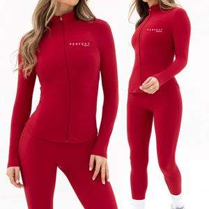 Conjunto de Leggings Deportivos de Alta Calidad para Mujer, Ropa de Yoga, Conjunto de Leggings de Gimnasio sin Costuras para Mujer con Logotipo Personalizado - Product Image 2