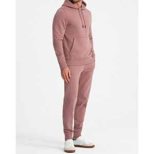 Sweat-shirt à capuche en coton pour homme, couleur unie, pull décontracté avec poche, coupe classique, vêtements d'automne - Product Image 4