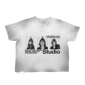 เสื้อยืดผู้ชายผ้าฝ้าย 100% ทรงหลวม พิมพ์ลาย หนัก 260 GSM ผ้าฝ้ายฟอกสี เอซิดวอช สีม่วง พิมพ์ลาย DTG รับทำโลโก้ตามสั่ง - Product Image 6
