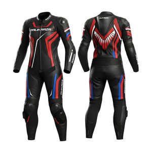 Trajes de moto de piel de vaca hechos a medida precio al por mayor cómodo traje de carreras de coches transpirable para mujer - Product Image 1
