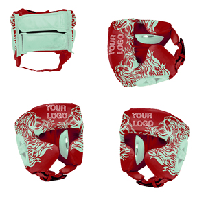 Venta al por mayor profesional de cara abierta de competición EVA boxeo cabeza guardia PU cuero Ringside tipo maniquí deportes equipo de protección - Product Image 5