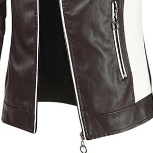 Veste en cuir véritable pour hommes Manteau de motard d'hiver chaud et élégant Fournisseur de logo personnalisé - Product Image 6