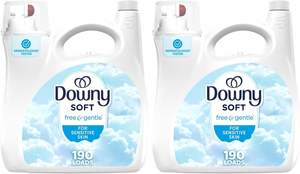Adoucissant liquide Downy Free & Gentle, 140 fl oz, 190 lavages, hypoallergénique, adapté aux peaux sensibles - Product Image 2