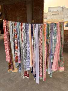 Pañuelo de Algodón con Estampado Indio, 110*180 CM, Pareo de Playa para Verano, Sarong, Envoltura de Playa, Sarong Hecho a Mano - Product Image 2