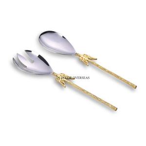 Servidor de pastel y cuchillo hechos de color plateado de acero inoxidable de la mejor calidad con mangos únicos de diseñador de lujo a un precio impresionante - Product Image 5