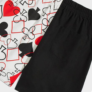 กางเกงว่ายน้ำขาสั้นของผู้ชายผ้าโพลีเอสเตอร์100% พิมพ์ซับลิเมชันสำหรับ3D ชุดชายหาดและชุดว่ายน้ำออกแบบได้ตามต้องการ - Product Image 3
