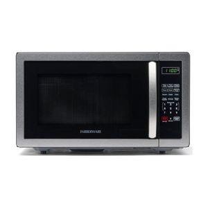 Countertop <b>Microwave</b> 1000 Watts, 1.1 cu ft - <b>Microwave</b> Oven With LED Lighting and Child Lock - Easy Clean Stainless Steel - Product Image 1