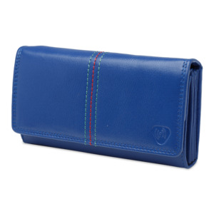 Venta al por mayor de billeteras de mujer con logotipo personalizado, billetera de cuero de mujer RFID, billeteras plegables de cuero genuino para mujer a bajo precio - Product Image 1