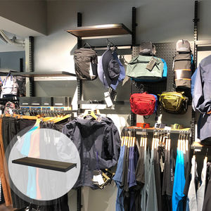 Support d'affichage promotionnel rectangulaire en métal pour magasins de détail avec installation facile - Product Image 6