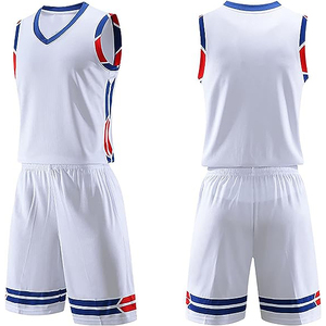 เสื้อบาสเก็ตบอลสำหรับผู้ชายเสื้อบาสเก็ตบอลพิมพ์ลายเทคนิคการระเหิดดีไซน์สากลชื่อและหมายเลขตามสั่ง - Product Image 6
