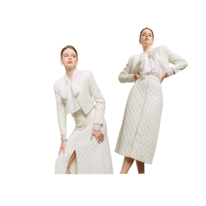 Women Short Jacket Fast Delivery Organic Cotton <b>Quilt</b> for Office Lady Luxury Design Fashion Brand Vietnam Manufacturer - Product Image 1