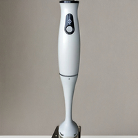 Blender électrique à main blanc 220-240V 200W pour une utilisation en cuisine pour la préparation de milkshakes/purées/sauces Comprend un accessoire crochet à pâte
